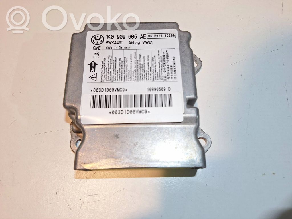 Airbag control unit/module   1K0909605AE,5WK44011