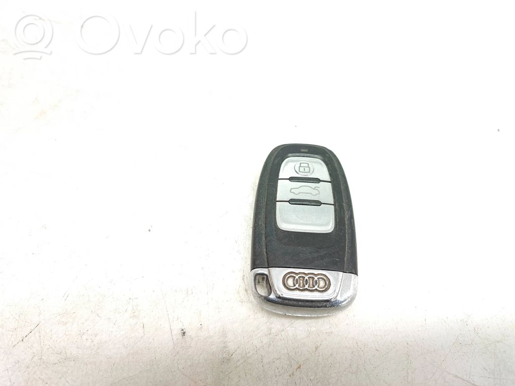 Audi A4 S4 B8 8K Ignition key/card 