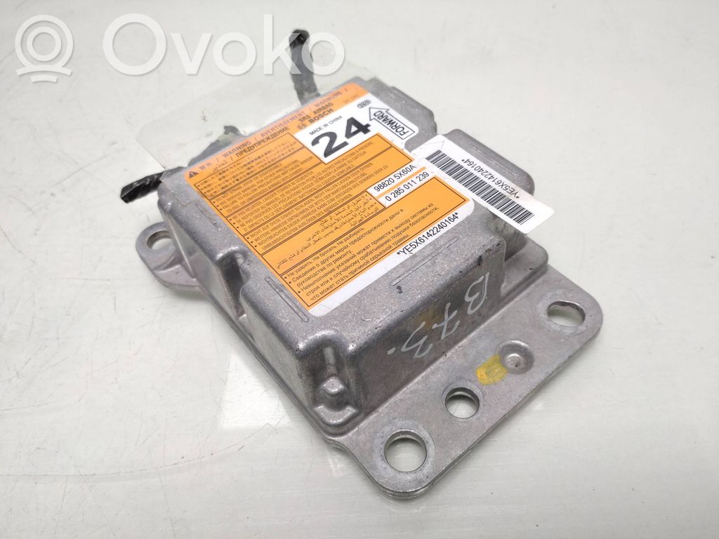 Nissan Navara D40 Airbag control unit/module 