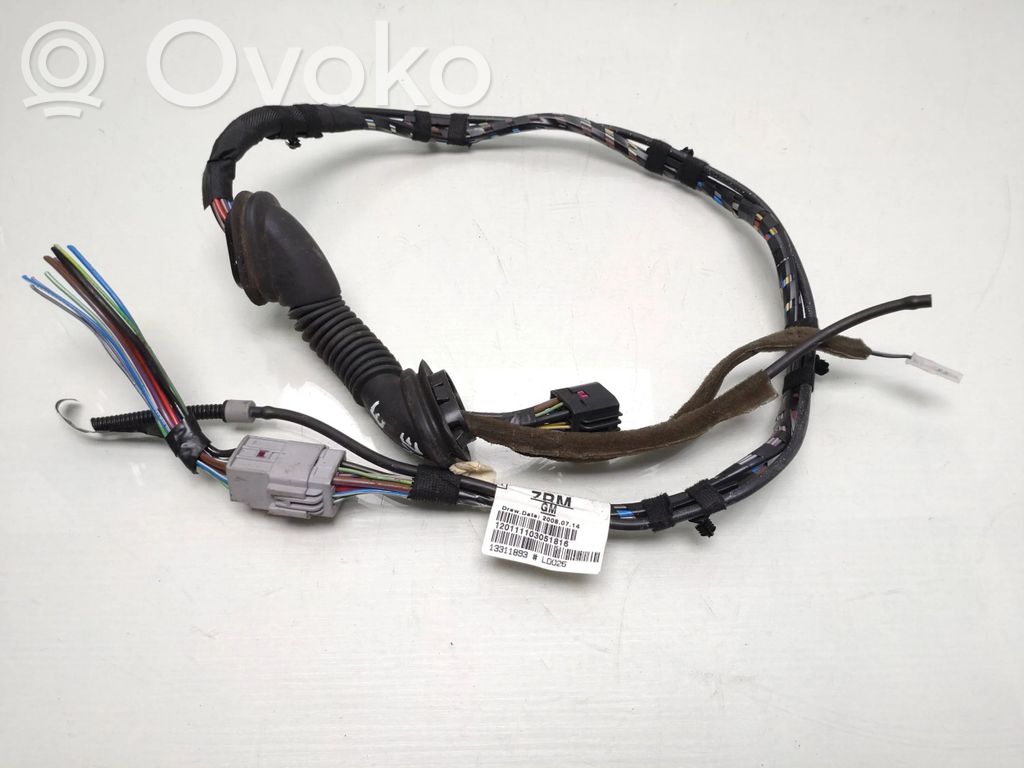 Opel Astra J Arnés de cableado de la puerta trasera/maletero 