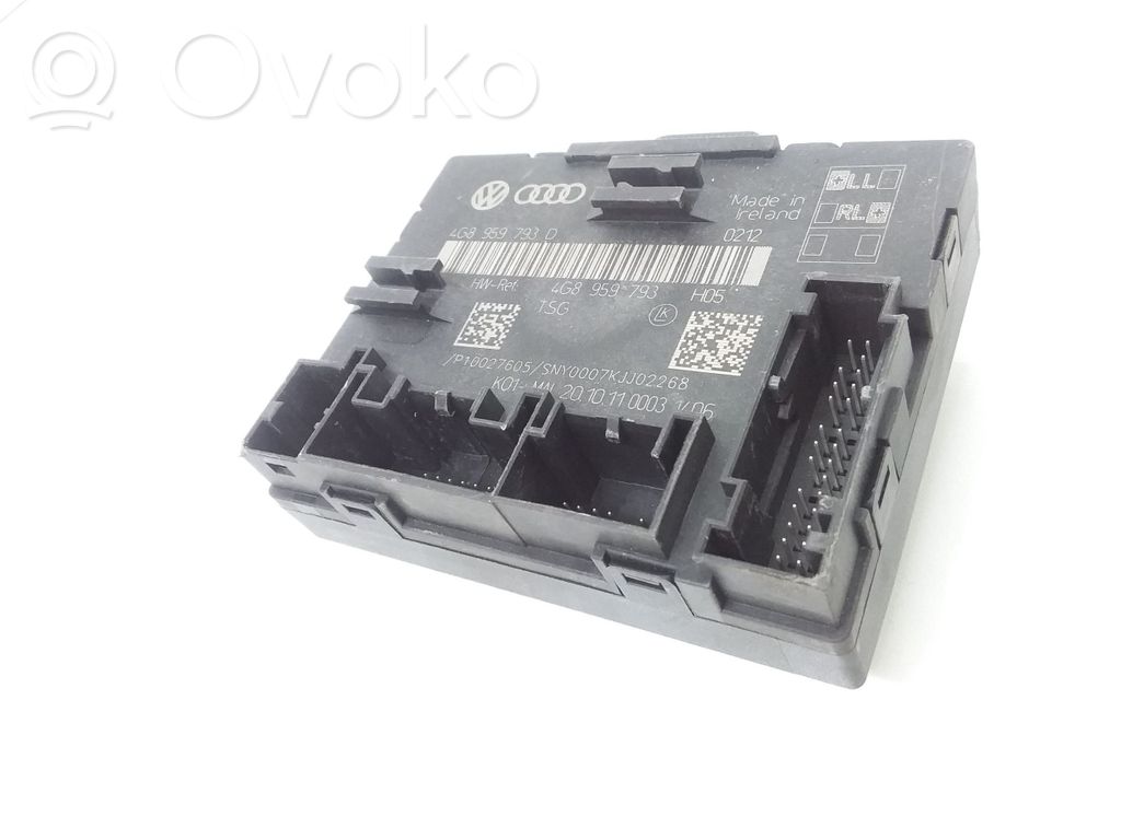 Audi A6 S6 C7 4G Unidad de control/módulo de la puerta 