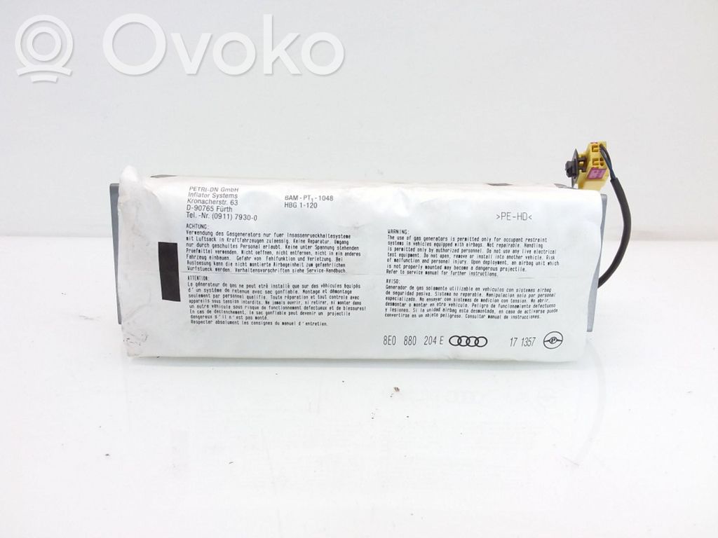 Audi A4 S4 B6 8E 8H Airbag del pasajero 
