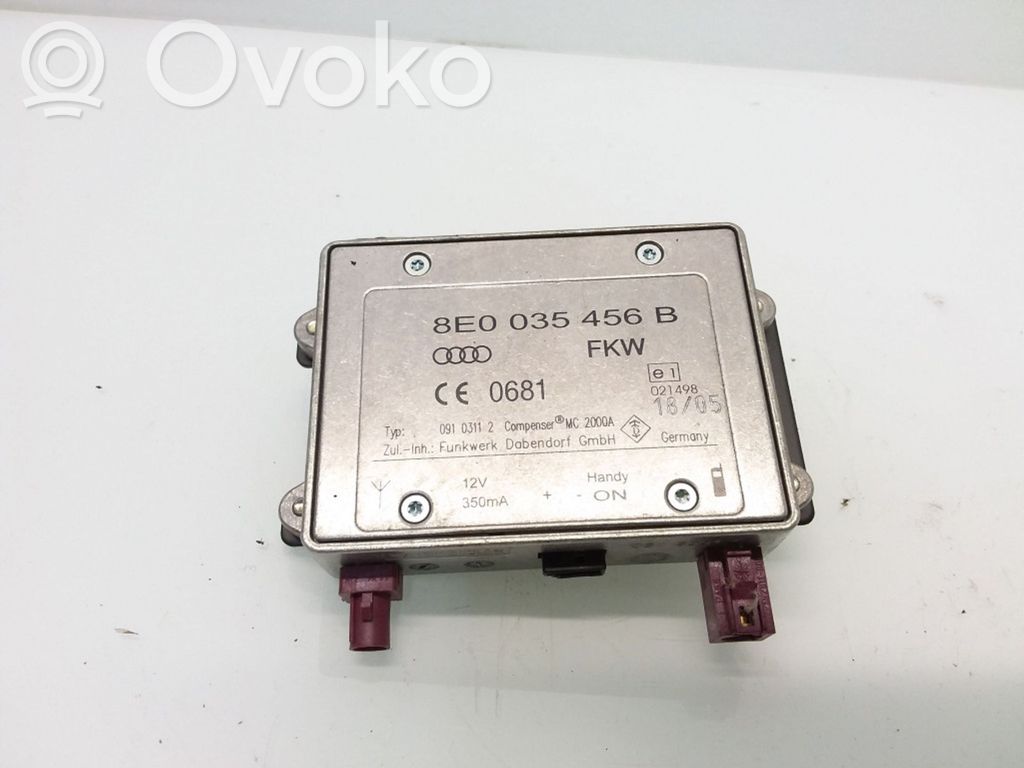 Audi A4 S4 B7 8E 8H Antenos stiprintuvas 