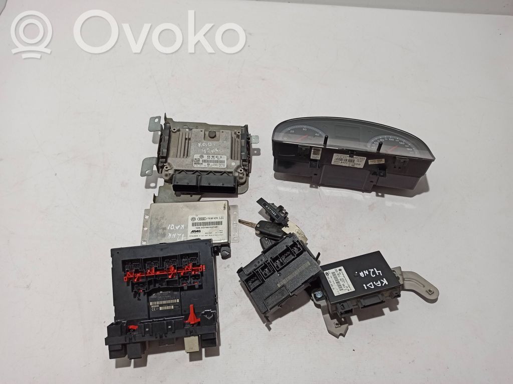 Volkswagen Caddy Engine ECU kit and lock set 