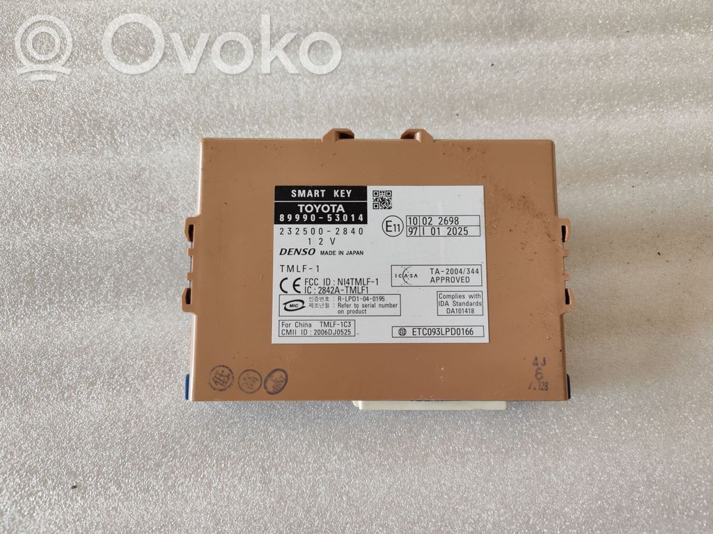 Lexus IS 220D-250-350 Unidad de control/módulo del control remoto 