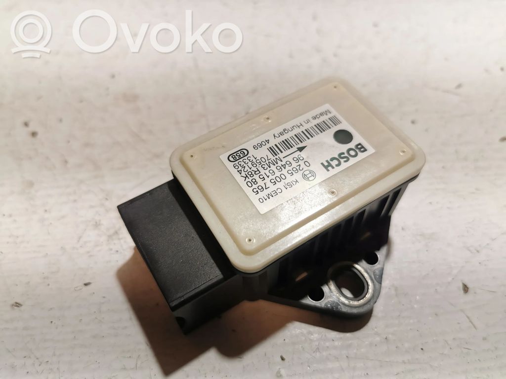 Citroen DS5 ESP acceleration yaw rate sensor 