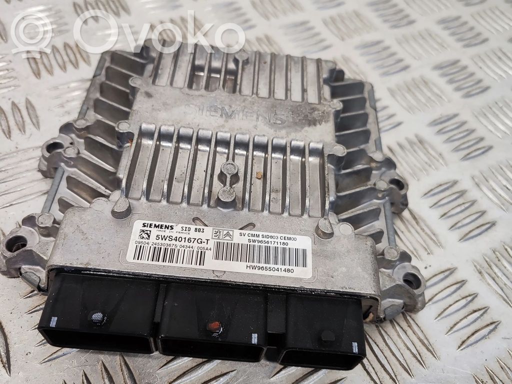 Peugeot 407 Engine control unit/module 