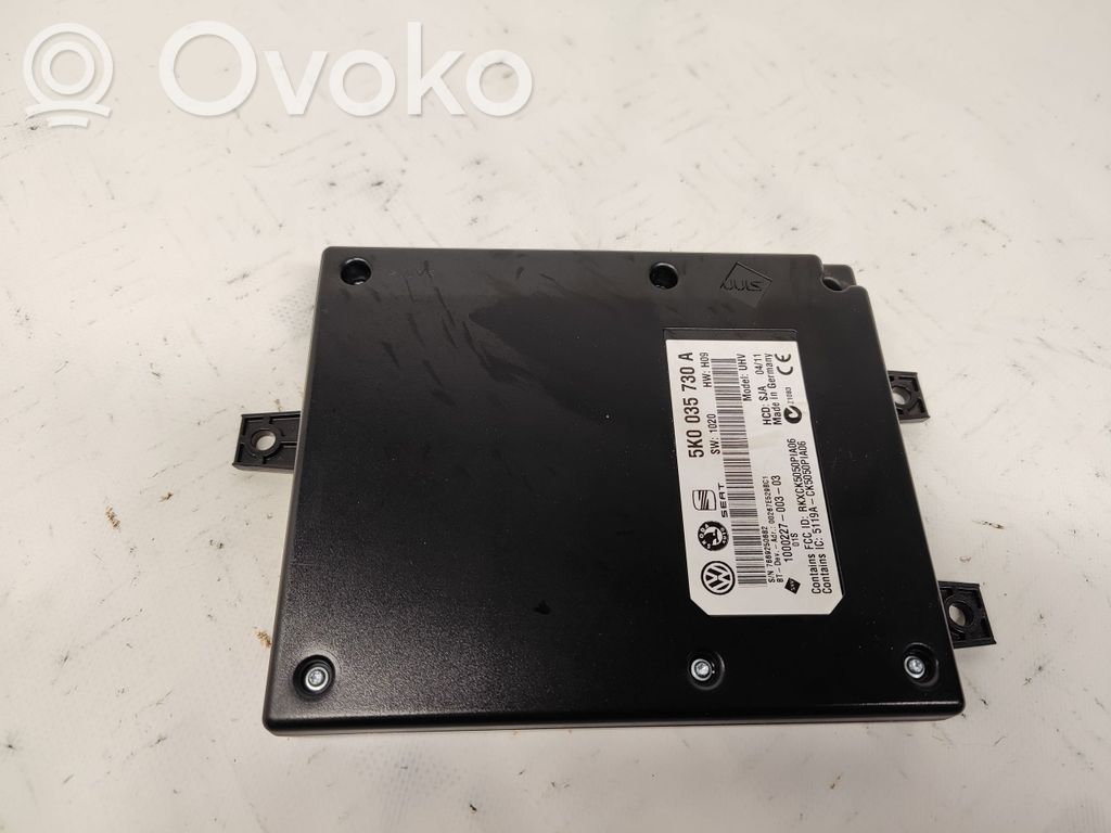 Volkswagen Touran II Bluetooth control unit module 