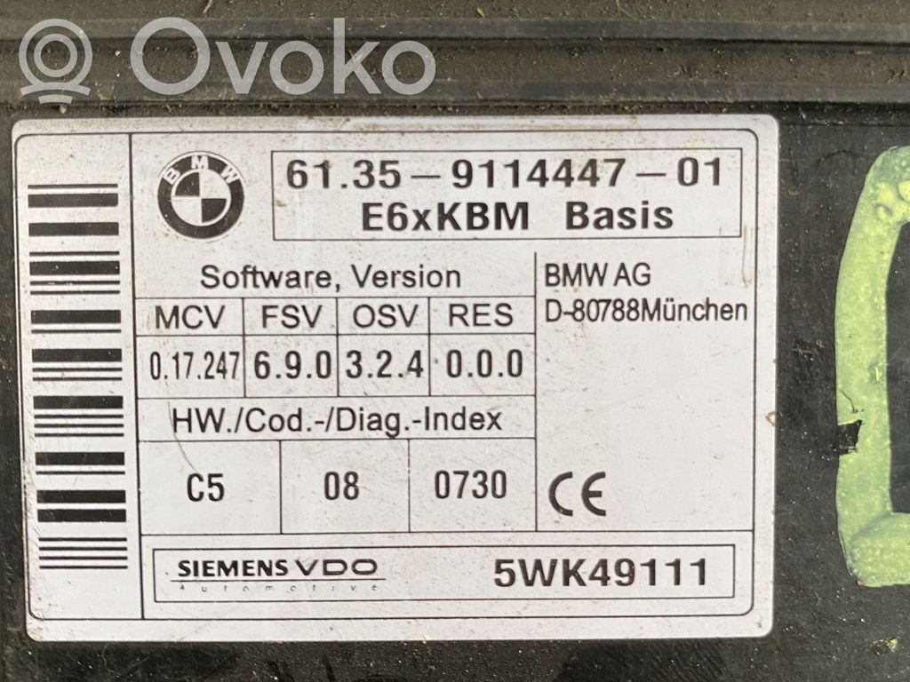 BMW 5 E60 E61 Mukavuusmoduuli 