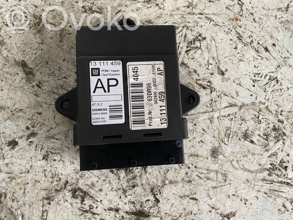 Opel Signum Door central lock control unit/module 