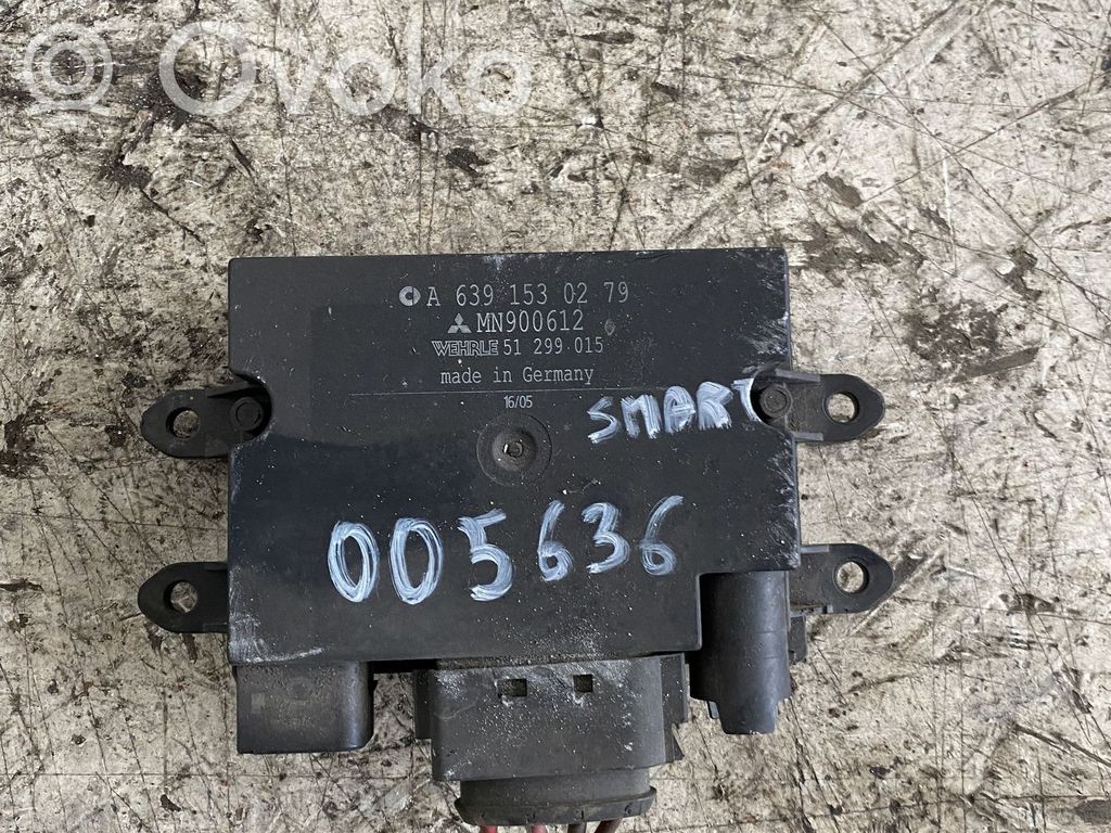 Smart ForFour I Glow plug pre-heat relay 