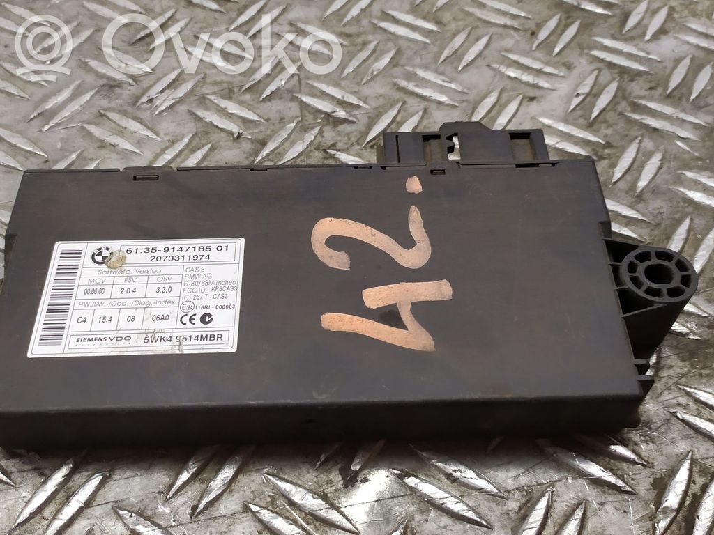 BMW 5 E60 E61 CAS vadības bloka modulis 