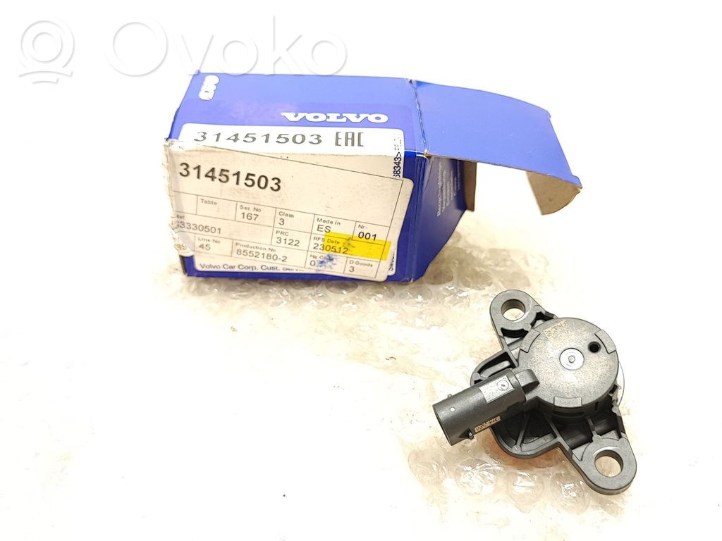 Volvo V60 Airbag deployment crash/impact sensor 