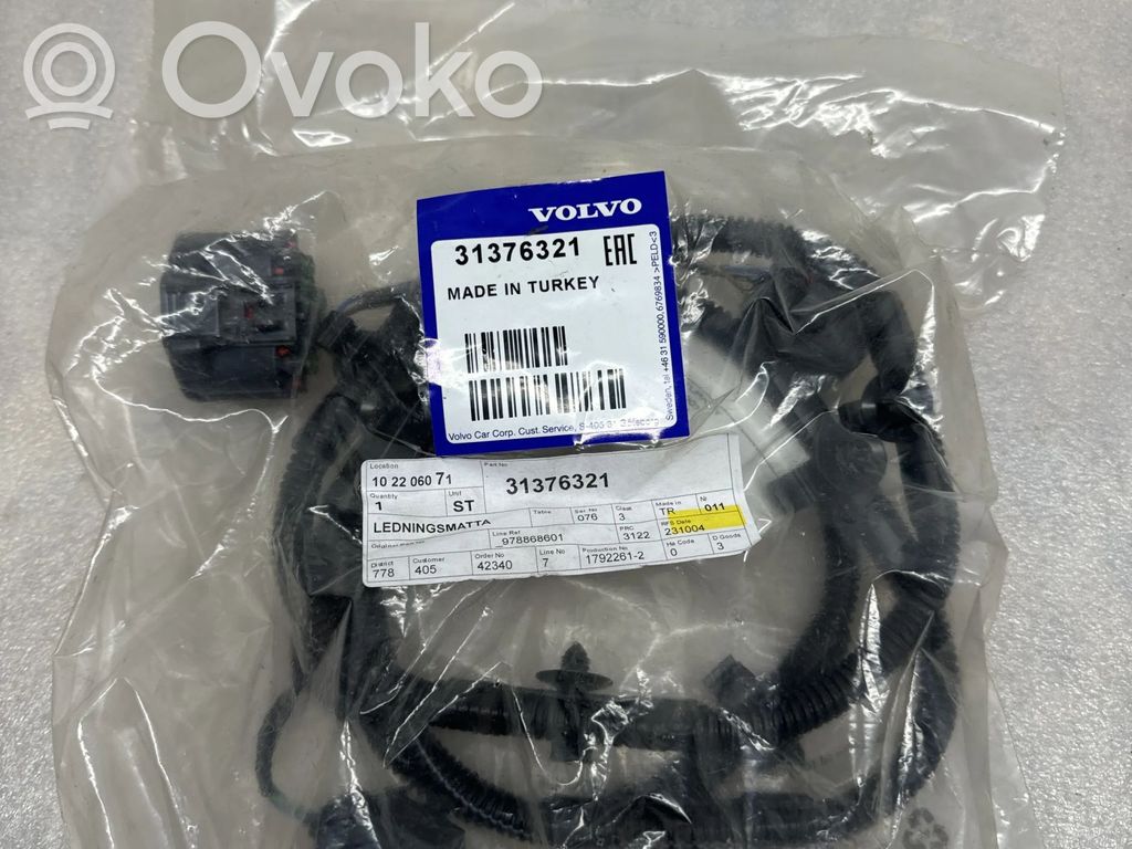 Volvo V60 Cableado del sensor de aparcamiento (PDC) 