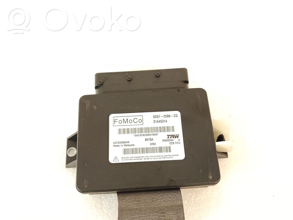 Volvo S60 Module de commande de frein à main 