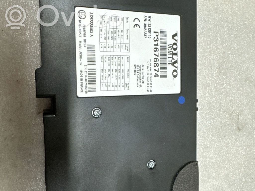 Volvo XC90 Phone control unit/module 