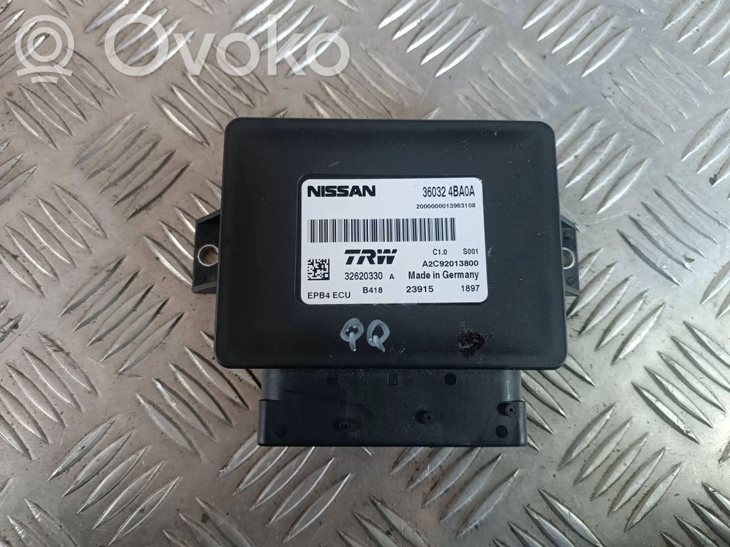 Nissan Qashqai Hand brake control module 