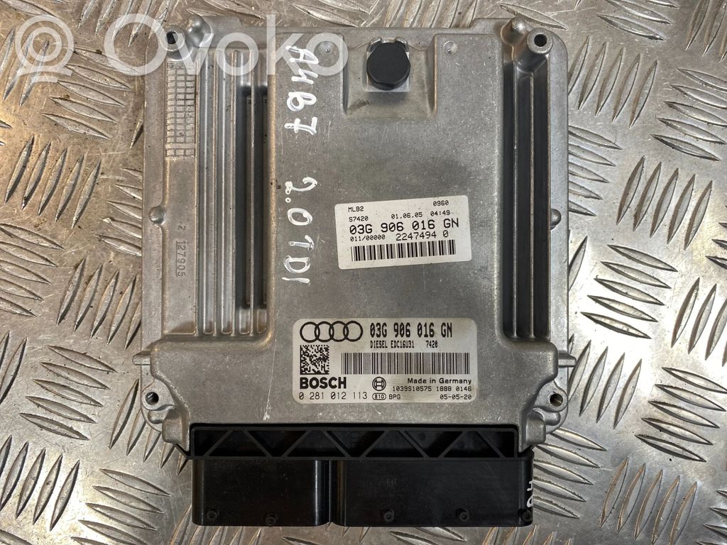 Audi A4 S4 B7 8E 8H Engine control unit/module 