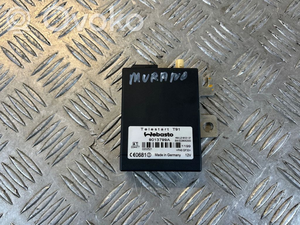 Nissan Murano Z50 Auxiliary heating control unit/module 
