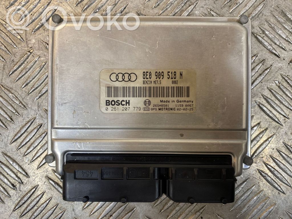 Audi A4 S4 B6 8E 8H Unidad de control/módulo del motor 