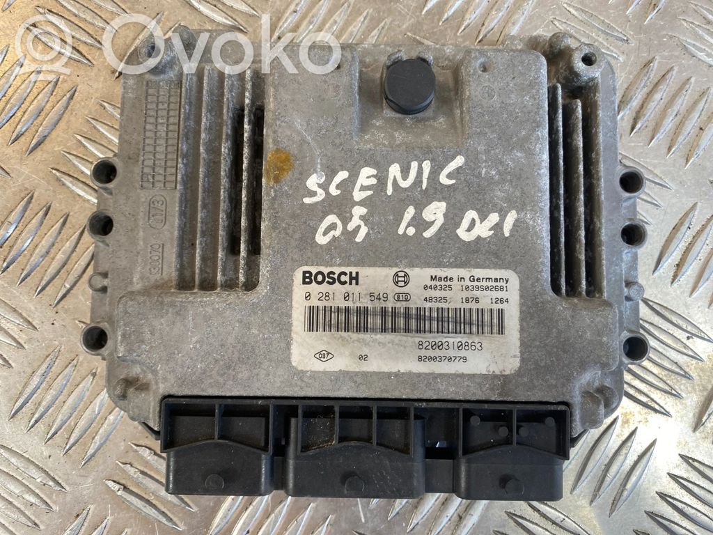 Renault Scenic II -  Grand scenic II Engine control unit/module 