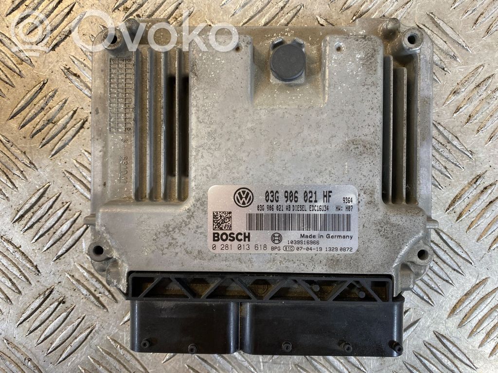Volkswagen Golf Plus Engine control unit/module 