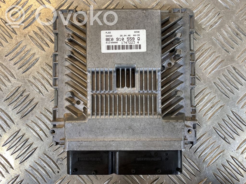 Engine control unit/module   8E0910559Q,1747223,01200000