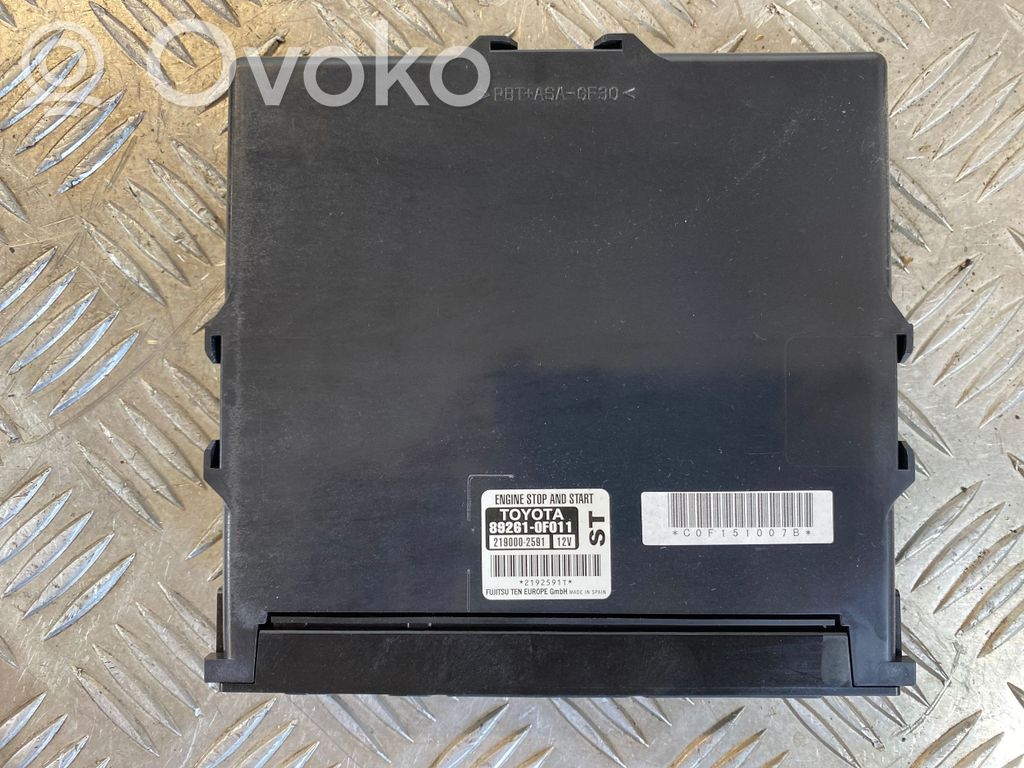Toyota Verso Other control units/modules 