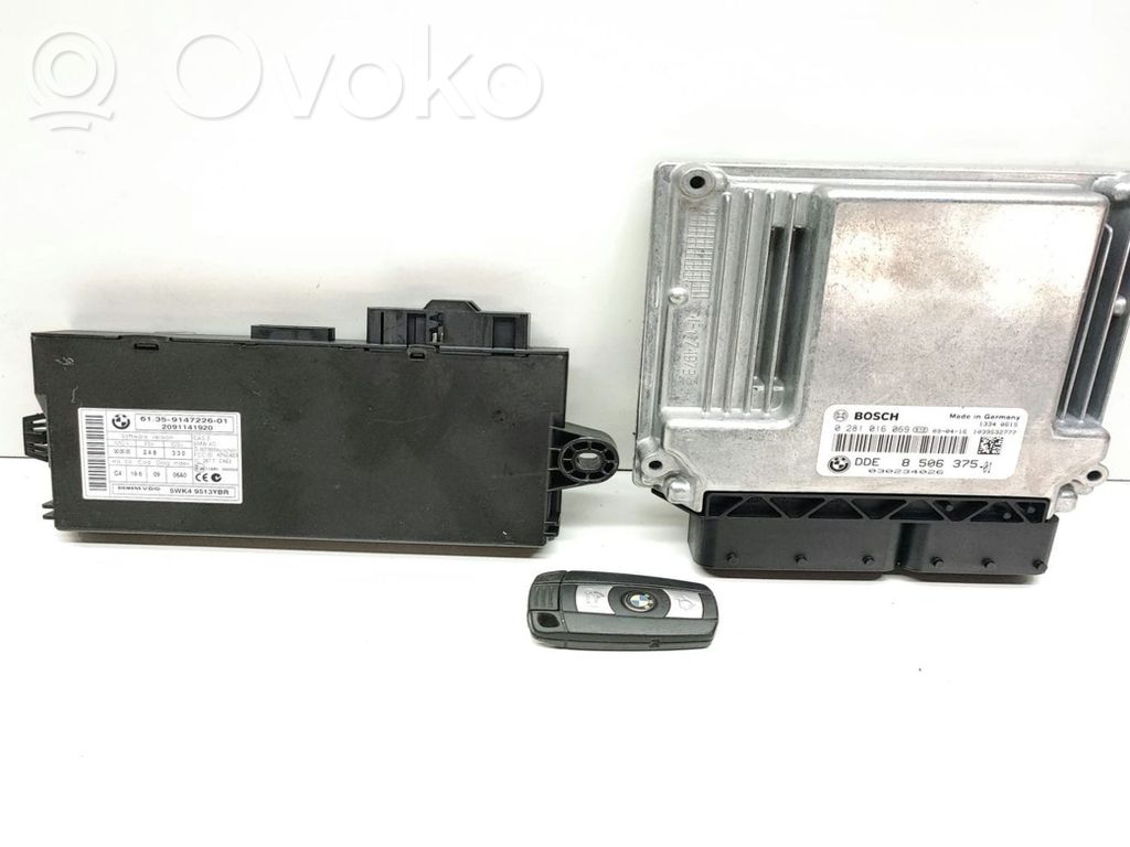 BMW 1 E81 E87 Engine ECU kit and lock set 