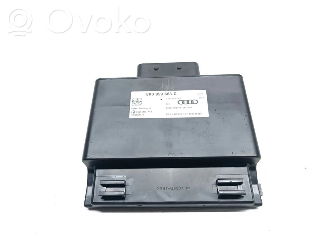 Audi A6 S6 C7 4G Voltage converter/converter module 
