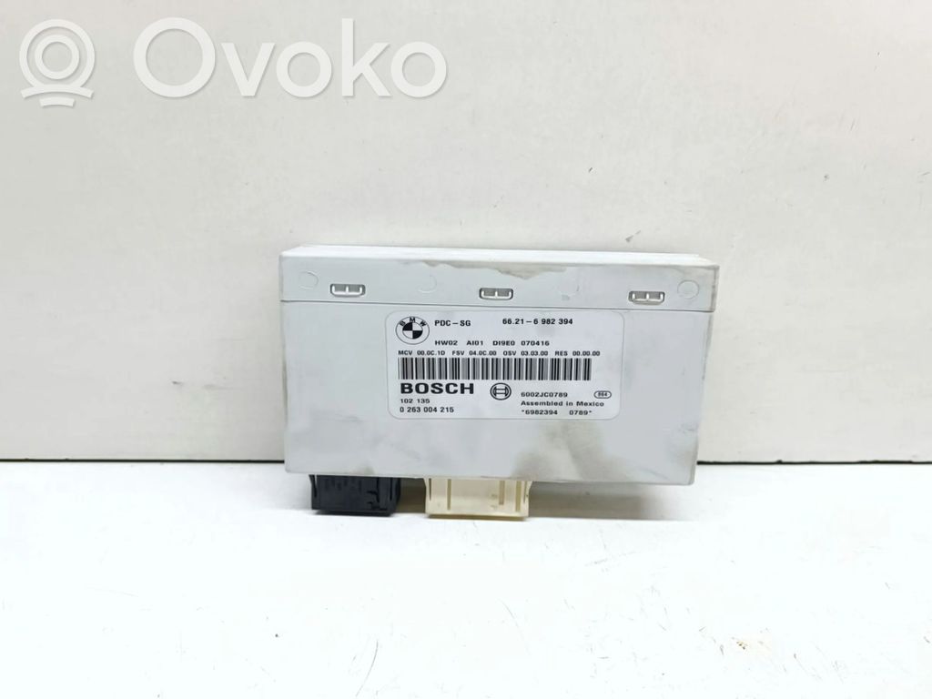BMW 3 E92 E93 Parkavimo (PDC) daviklių valdymo blokas 