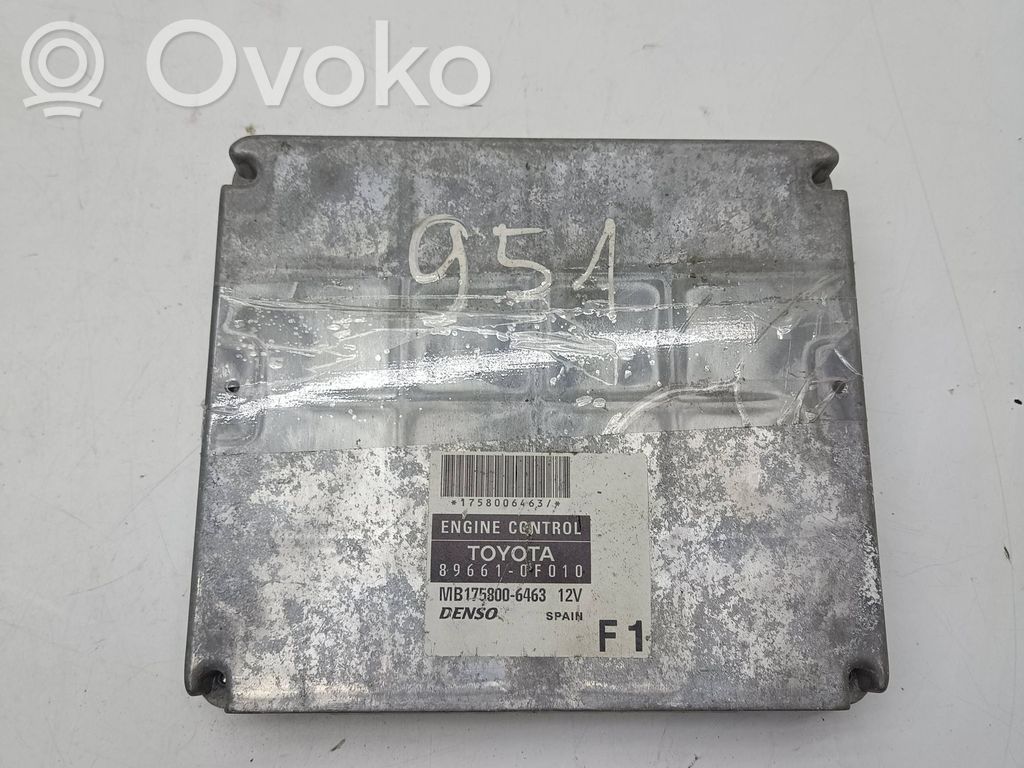 Toyota Corolla Verso E121 Engine control unit/module 