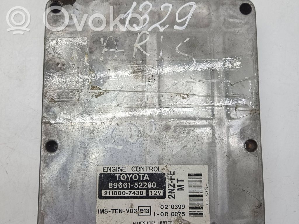 Toyota Yaris Verso Engine control unit/module 
