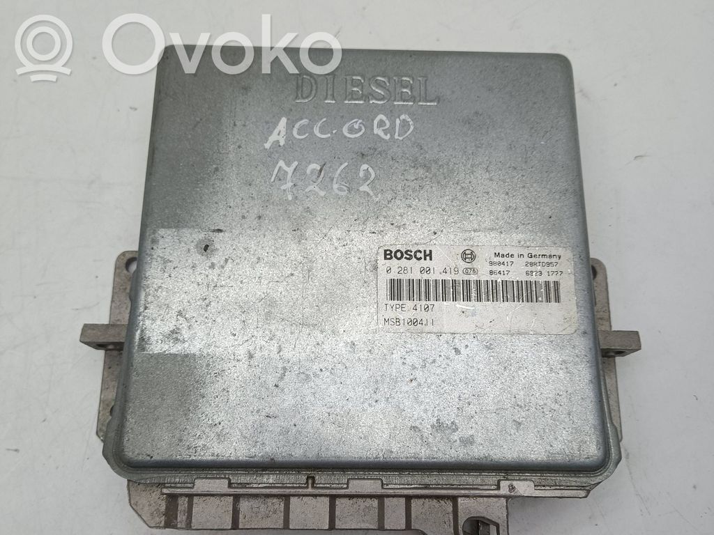Honda Accord Engine control unit/module 