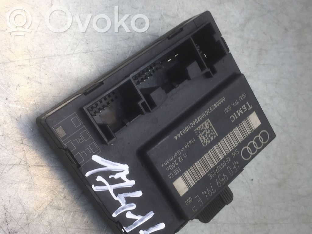 Audi A6 S6 C6 4F Door control unit/module 