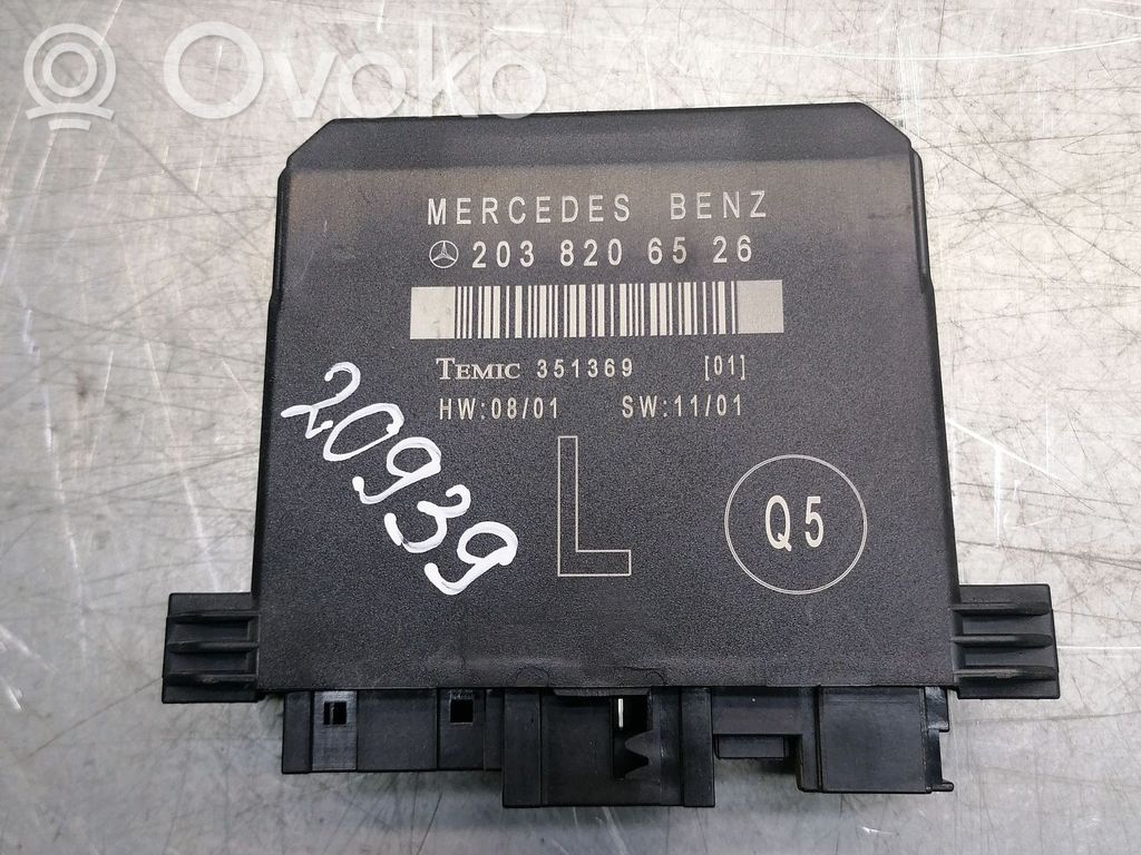 Mercedes-Benz C W203 Door control unit/module 