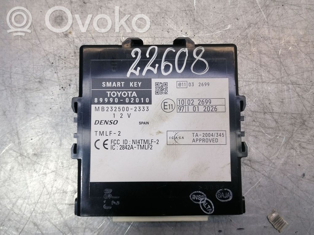 Toyota Auris 150 Door central lock control unit/module 