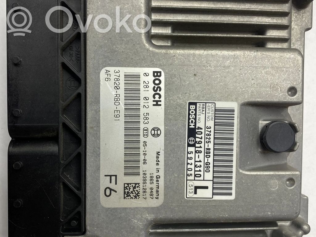 Honda Accord Engine control unit/module 