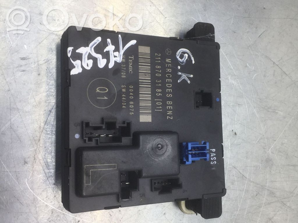 Mercedes-Benz E W211 Door control unit/module 