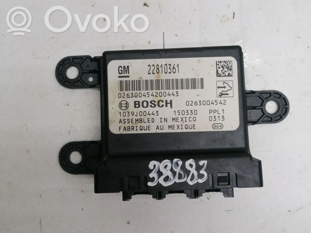 Opel Zafira C Sterownik / Moduł parkowania PDC 