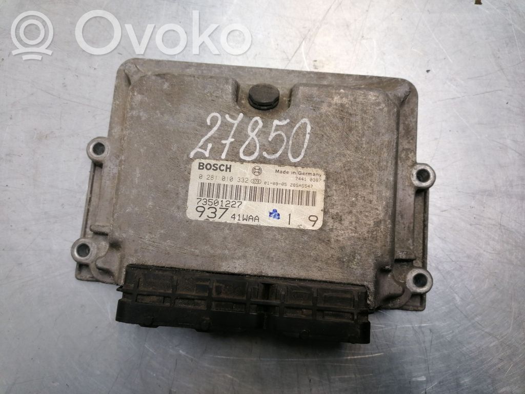 Alfa Romeo 147 Engine control unit/module 