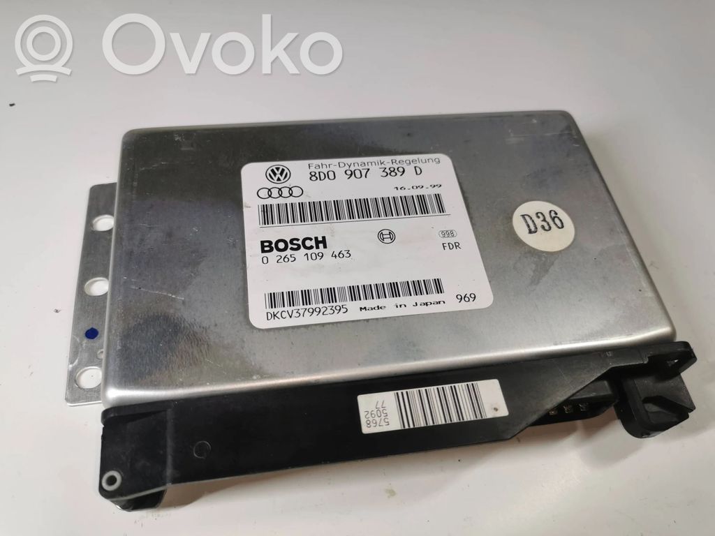 Audi A6 S6 C5 4B ESP acceleration yaw rate sensor 