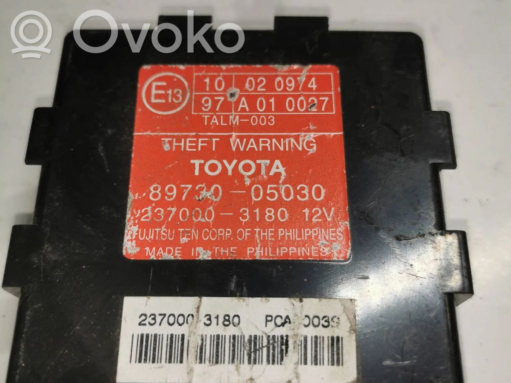 Toyota Avensis T250 Alarm control unit/module 