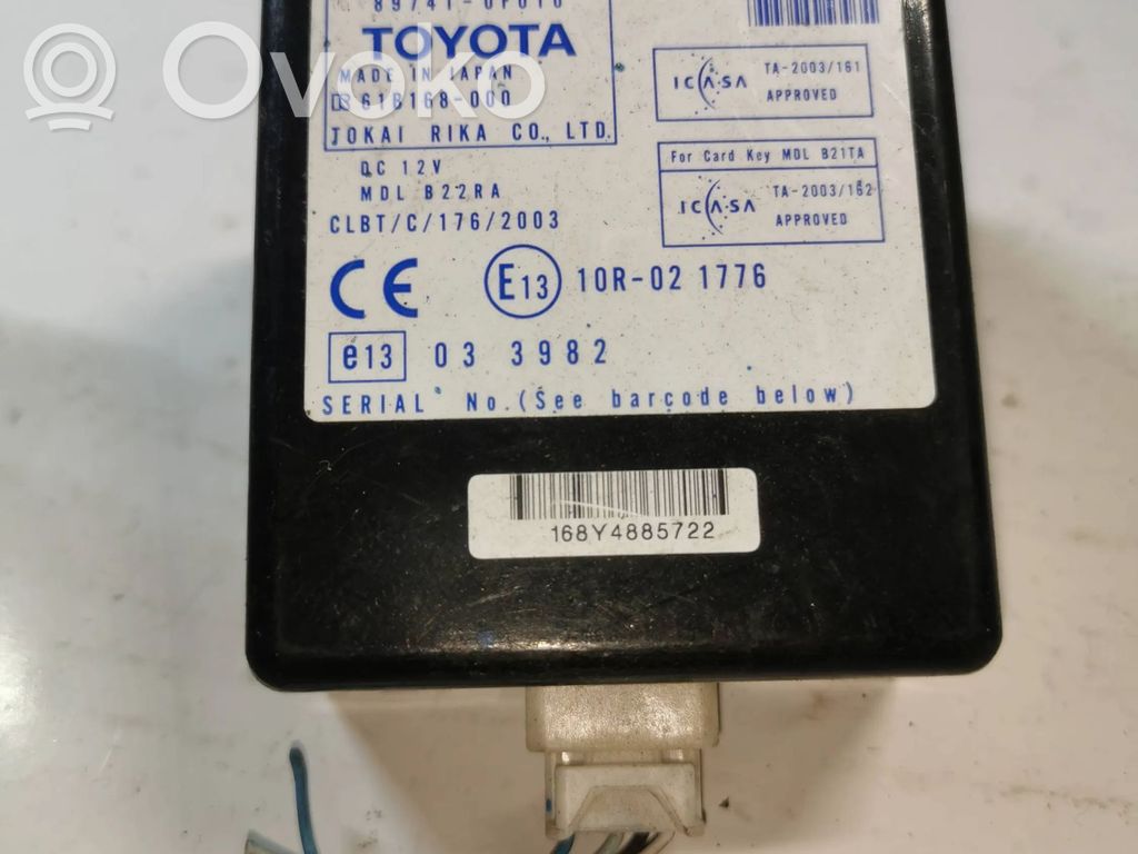 Toyota Corolla Verso AR10 Door control unit/module 