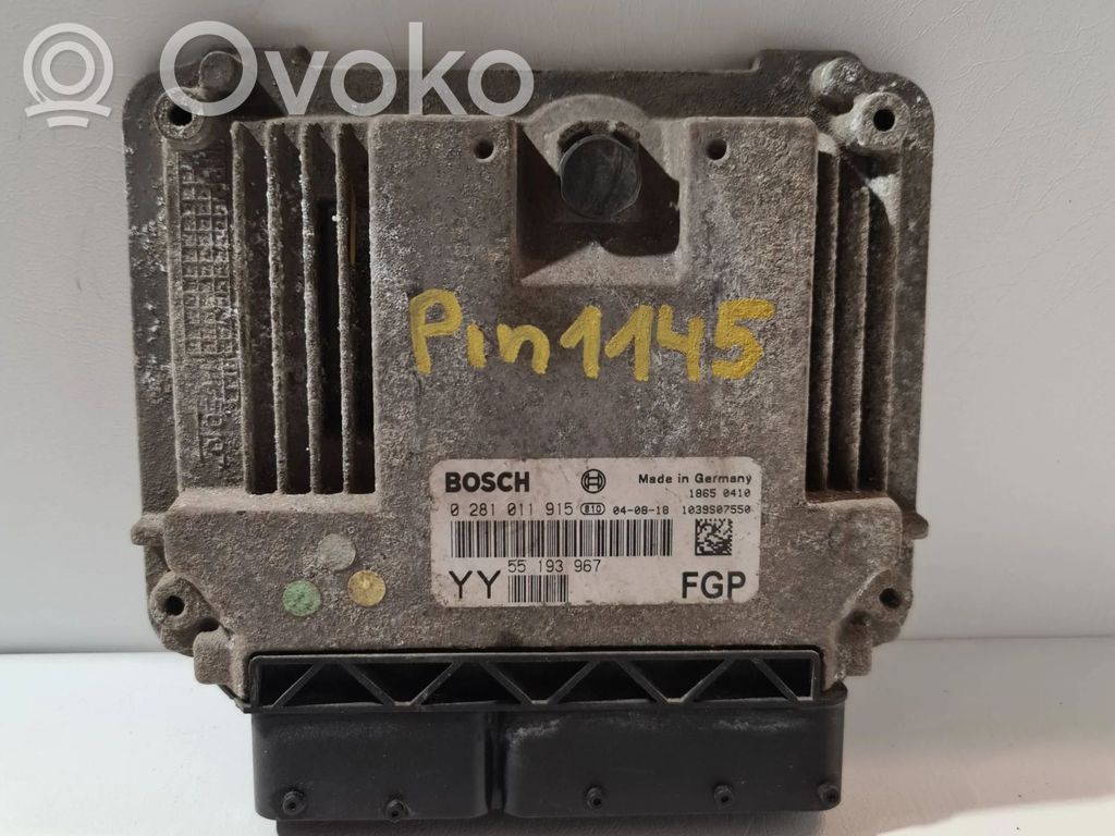 Opel Vectra C Engine control unit/module 