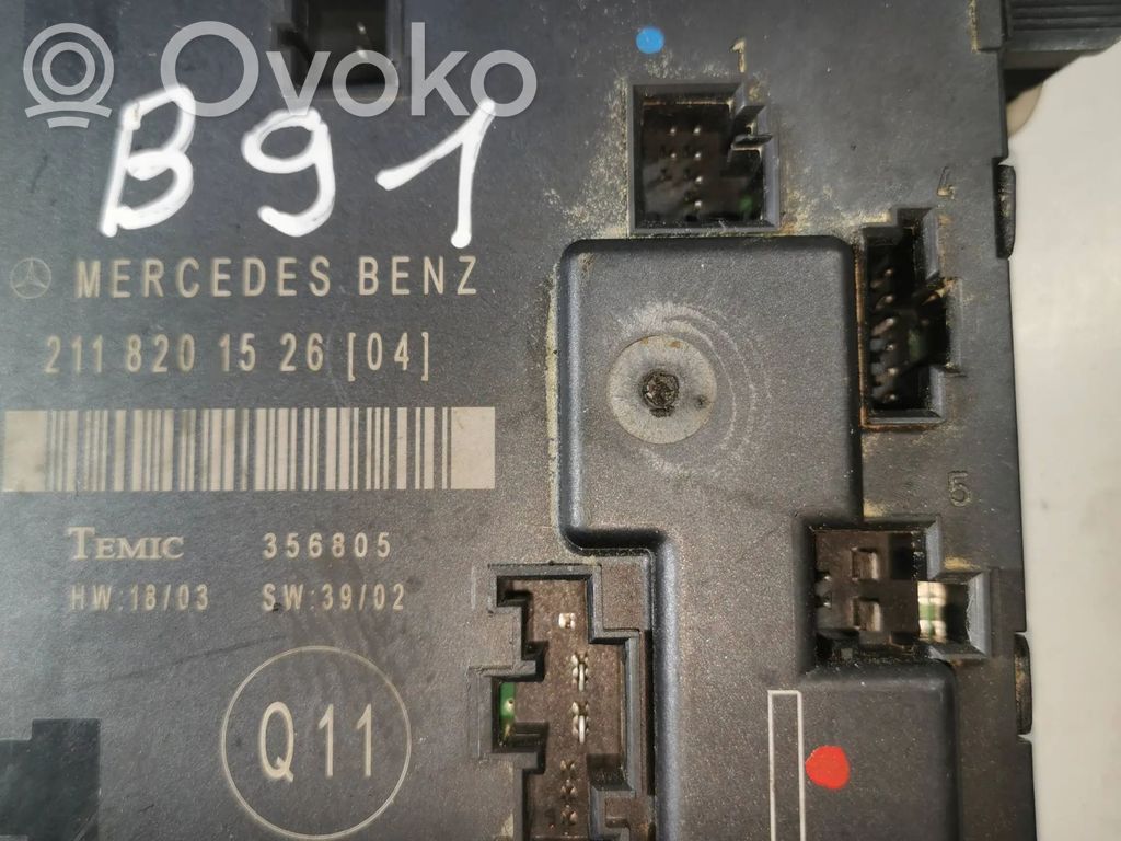 Mercedes-Benz E W211 Door control unit/module 