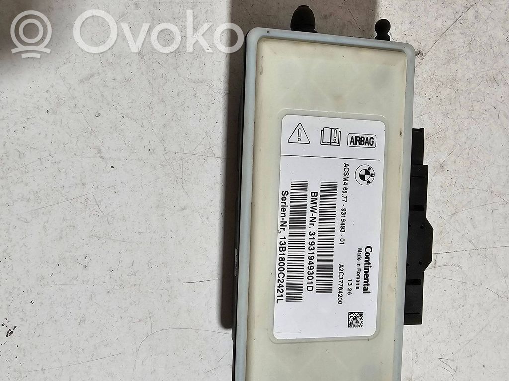 BMW 5 F10 F11 Airbag control unit/module 