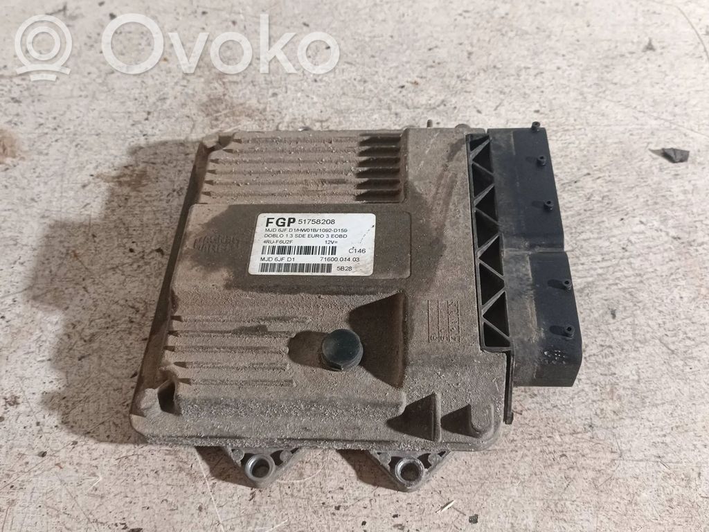 Fiat Doblo Engine control unit/module 