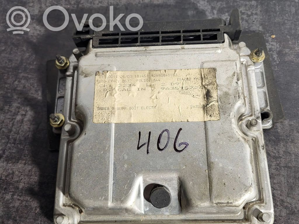 Peugeot 406 Engine control unit/module 