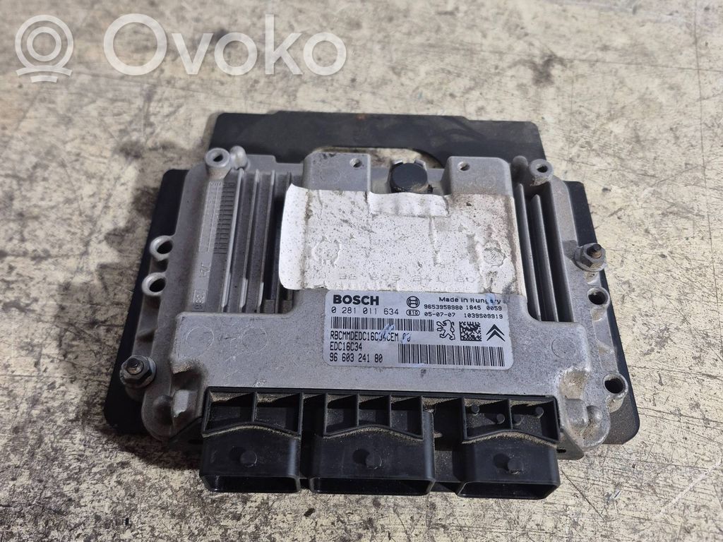 Peugeot 307 Engine control unit/module 